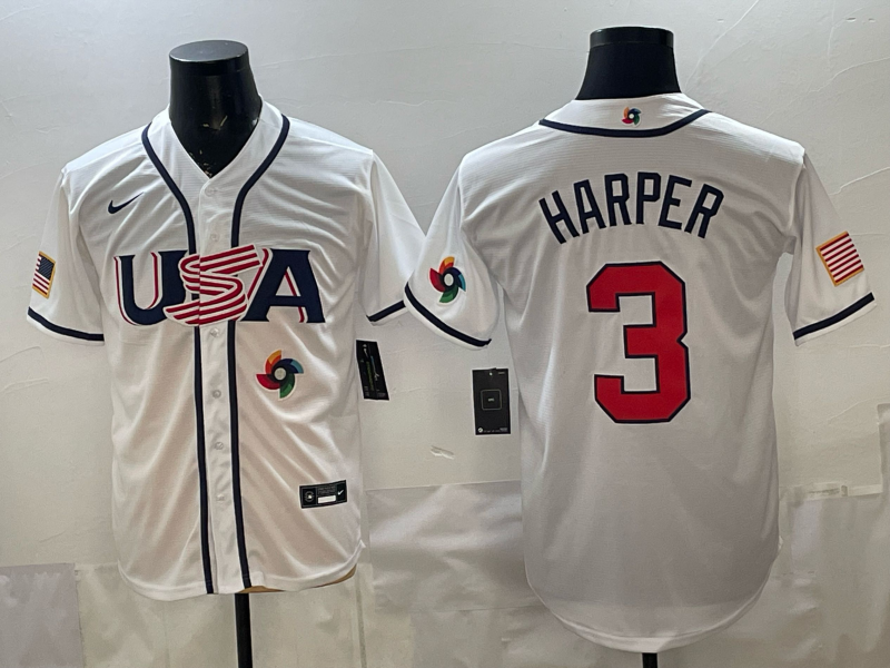 Men 2026 World cup white MLB Nike jersey 0089->->MLB Jersey